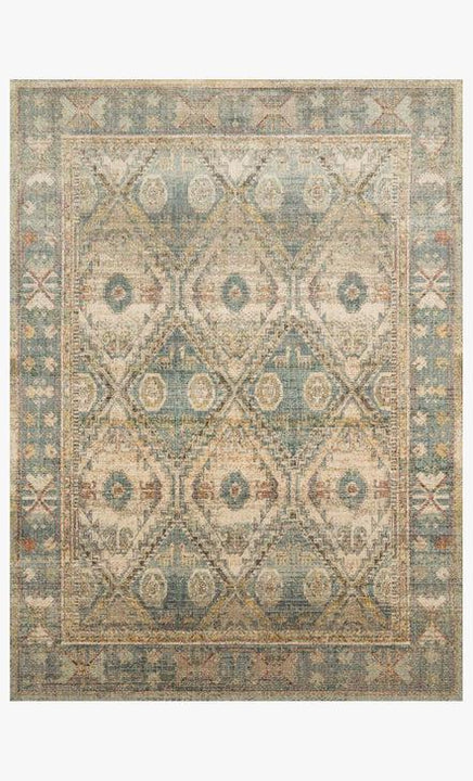 Magnolia Home by Joanna Gaines Linnea Rug Collection  - LIN-02 Natural/Sky