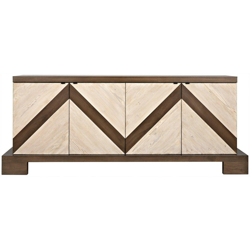 Miller Sideboard, Reclaimed Lumber/Walnut Top/Base-CFC Furniture-Blue Hand Home
