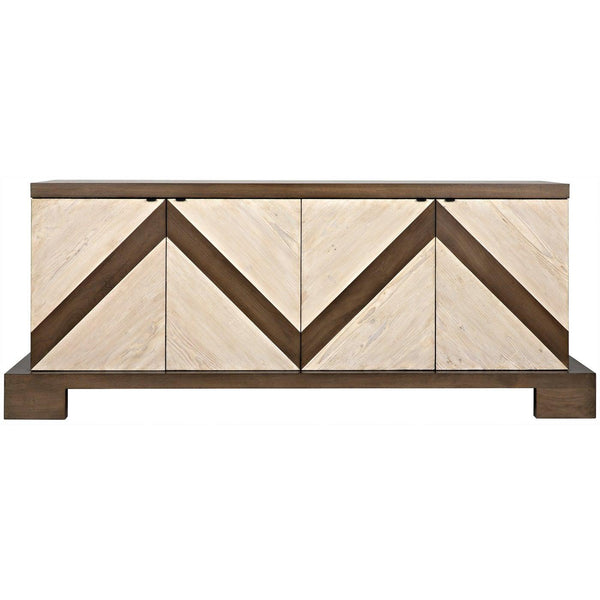 Miller Sideboard, Reclaimed Lumber/Walnut Top/Base-CFC Furniture-Blue Hand Home