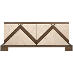 Miller Sideboard, Reclaimed Lumber/Walnut Top/Base-CFC Furniture-Blue Hand Home