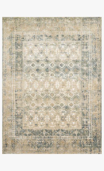 James Rug Magnolia Home by Joanna Gaines - JAE-01 Sand/Ocean-Loloi Rugs-Blue Hand Home