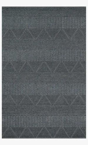 Rowan Rug Magnolia Home by Joanna Gaines - ROW-01 Denim-Loloi Rugs-Blue Hand Home