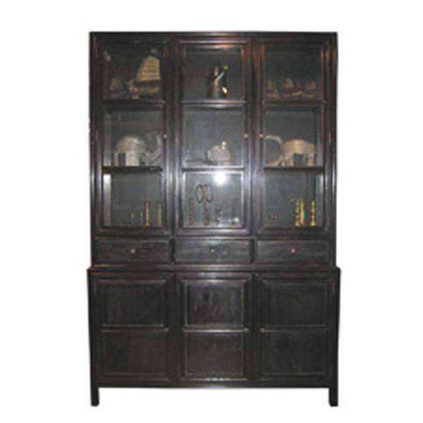 Noir Colonial Hutch Black-Noir Furniture-Blue Hand Home