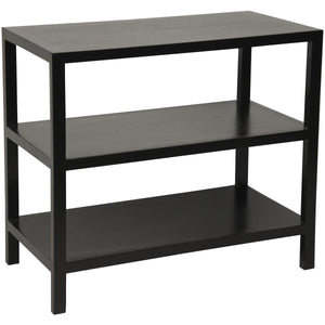 Noir 2 Shelf Side Table-Noir Furniture-Blue Hand Home