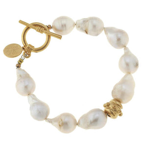 Baroque Pearl Bracelet-Susan Shaw Jewelry-Blue Hand Home
