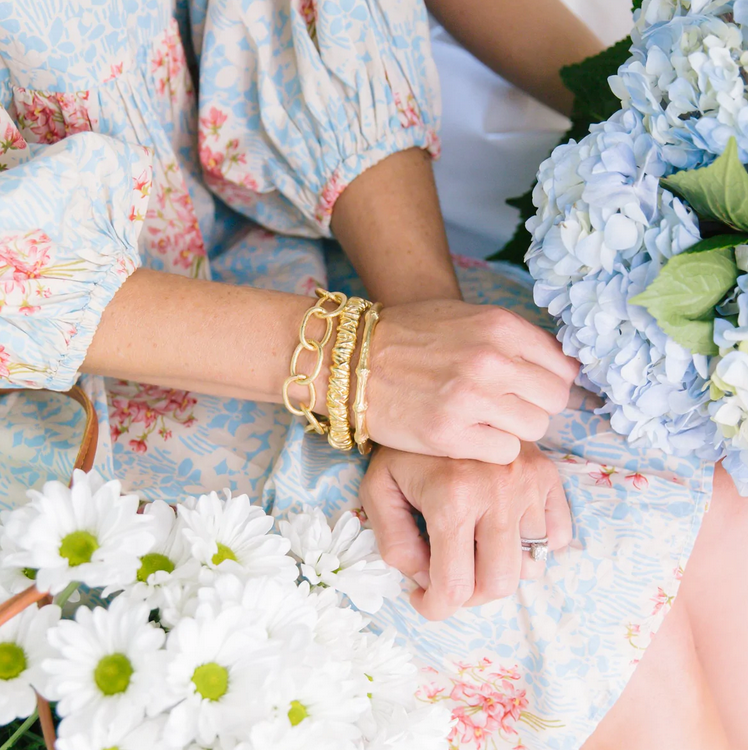 Loop Chain Bracelet-Susan Shaw Jewelry-Blue Hand Home