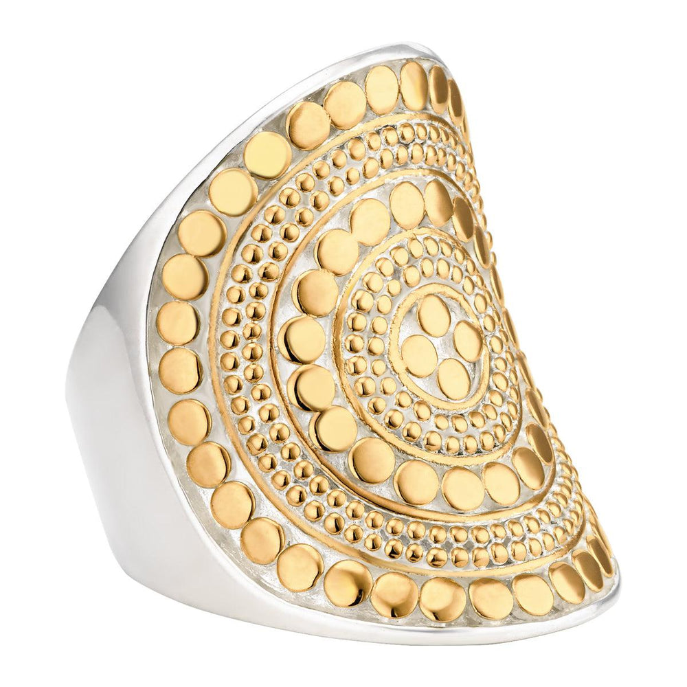 Anna Beck Beaded Saddle Ring - Gold-Anna Beck Jewelry-Blue Hand Home