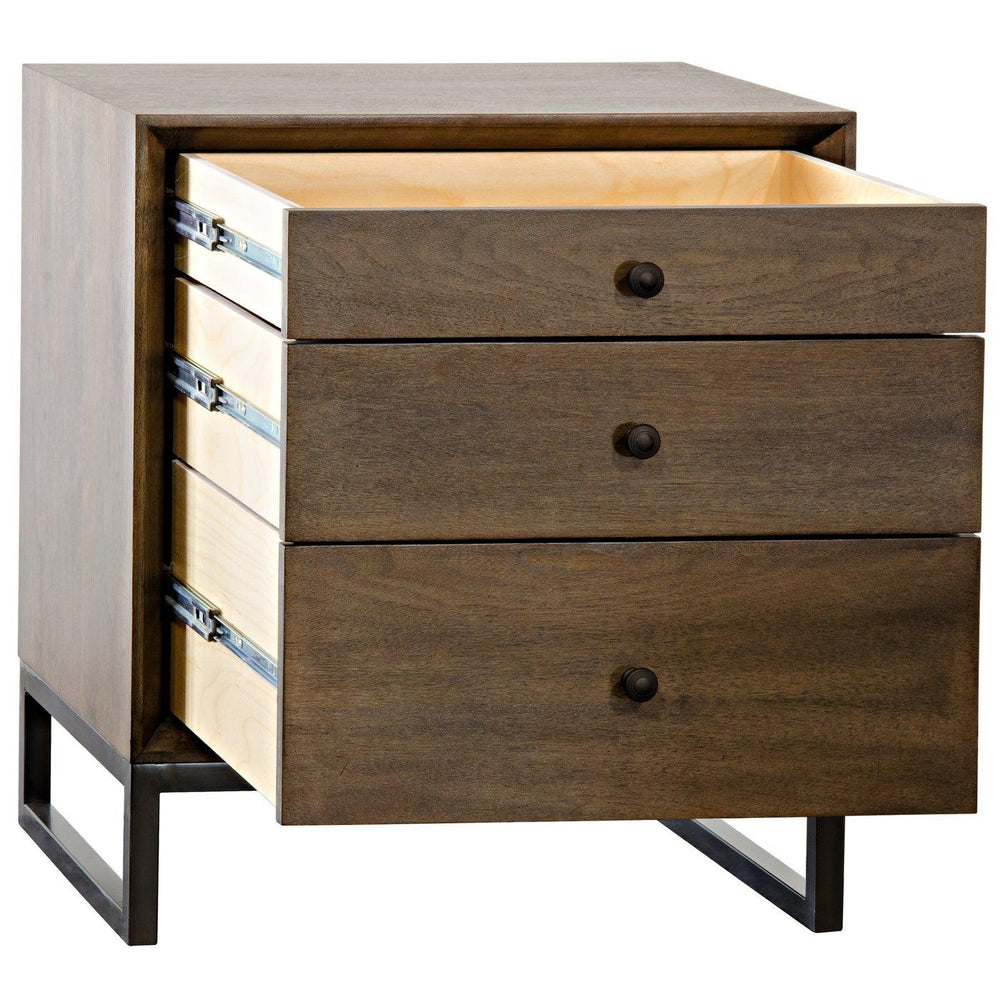 Sansa Table, 3 Drawer, Walnut-CFC Furniture-Blue Hand Home