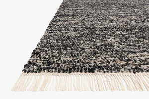 Hayes Rug Magnolia Home by Joanna Gaines - HAY-01 Onyx/Silver-Loloi Rugs-Blue Hand Home