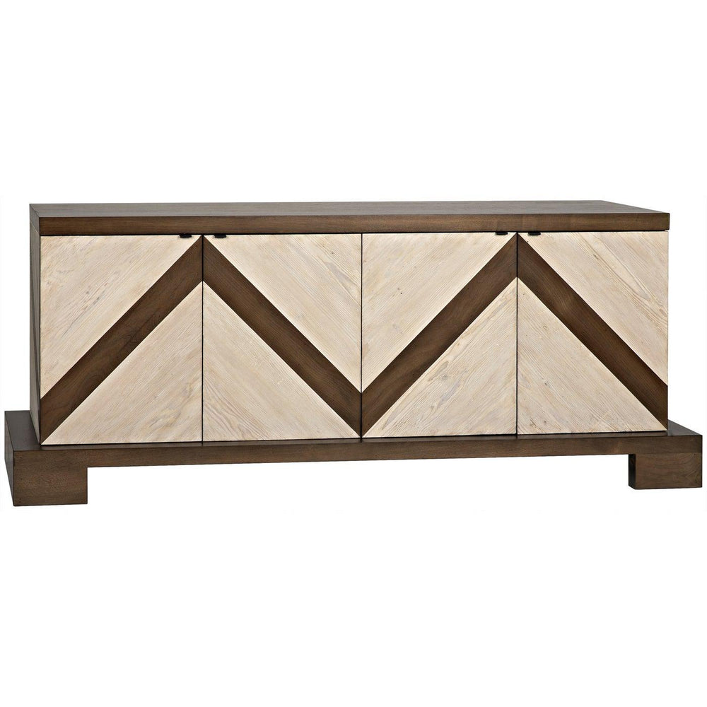 Miller Sideboard, Reclaimed Lumber/Walnut Top/Base-CFC Furniture-Blue Hand Home