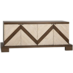 Miller Sideboard, Reclaimed Lumber/Walnut Top/Base-CFC Furniture-Blue Hand Home