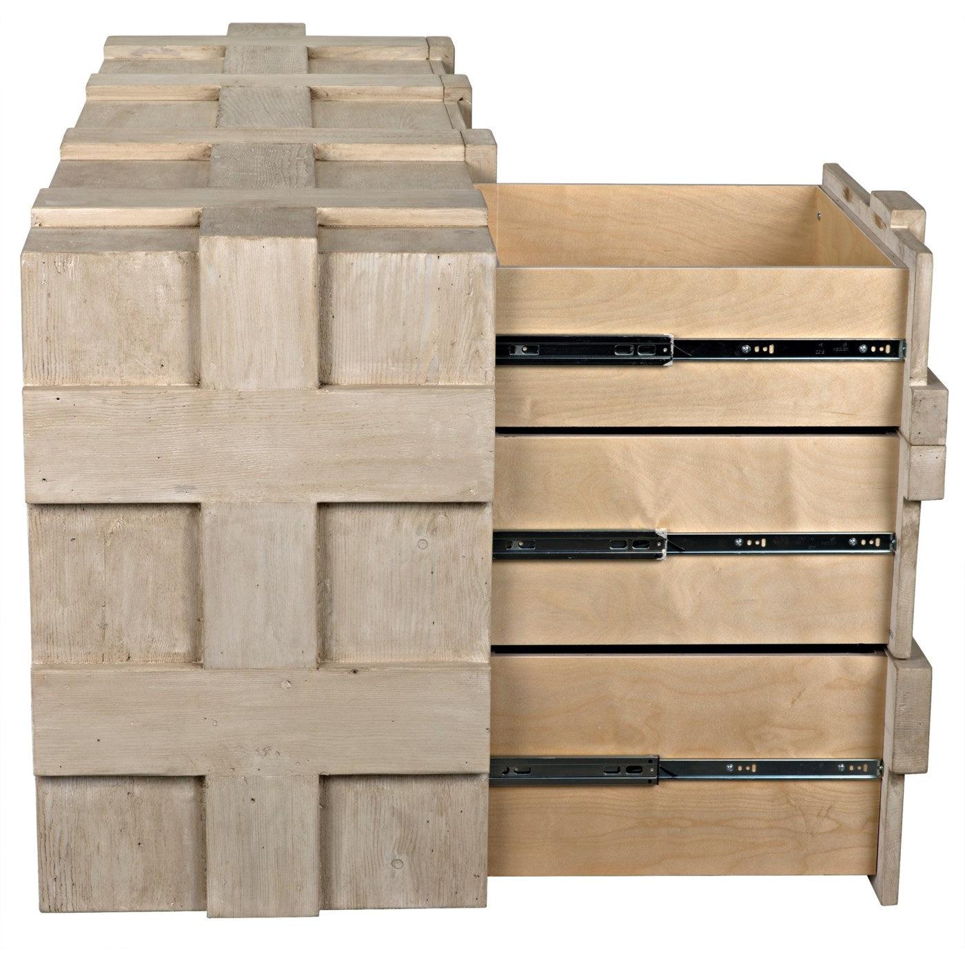 Reclaimed Lumber Bilbao 9-Drawer Dresser-CFC Furniture-Blue Hand Home