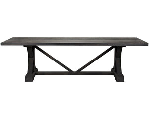 Reclaimed Lumber X-Dining Table-CFC Furniture-Blue Hand Home