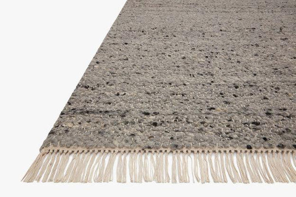 Hayes Rug Magnolia Home by Joanna Gaines - HAY-04 Silver/Stone-Loloi Rugs-Blue Hand Home