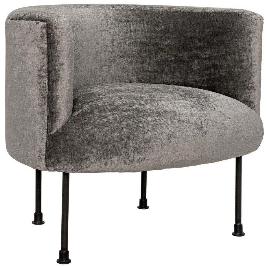 Lily Chair, Metal Legs-CFC Furniture-Blue Hand Home