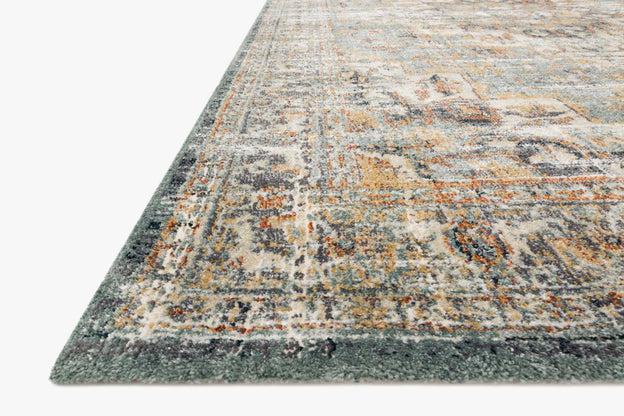 James Rug Magnolia Home by Joanna Gaines - JAE-04 Sky/Multi-Loloi Rugs-Blue Hand Home