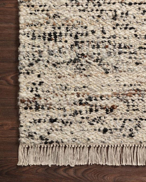Hayes Rug Magnolia Home by Joanna Gaines - HAY-02 Pebble/Natural-Loloi Rugs-Blue Hand Home