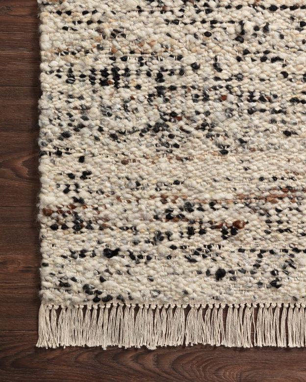 Hayes Rug Magnolia Home by Joanna Gaines - HAY-02 Pebble/Natural-Loloi Rugs-Blue Hand Home