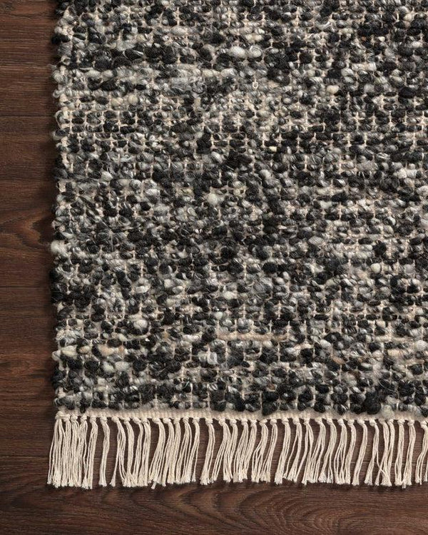 Hayes Rug Magnolia Home by Joanna Gaines - HAY-01 Onyx/Silver-Loloi Rugs-Blue Hand Home