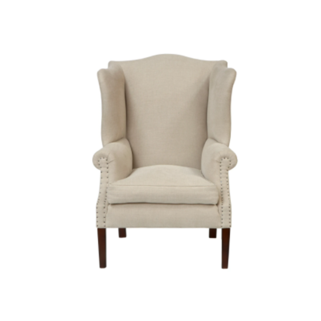 Cisco Brothers JD Thorn Tail Wing Back Chair-Cisco Brothers-Blue Hand Home