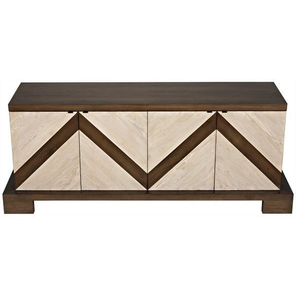 Miller Sideboard, Reclaimed Lumber/Walnut Top/Base-CFC Furniture-Blue Hand Home