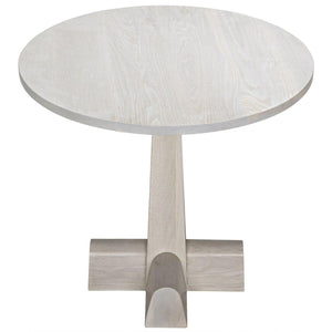 Camellia Round Side Table, Oak-CFC Furniture-Blue Hand Home