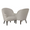 Cisco Brothers JD Tete A Tete Chair-Cisco Brothers-Blue Hand Home