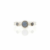 Anna Beck Labradorite Triple Stone Stacking Ring - Silver-Anna Beck Jewelry-Blue Hand Home