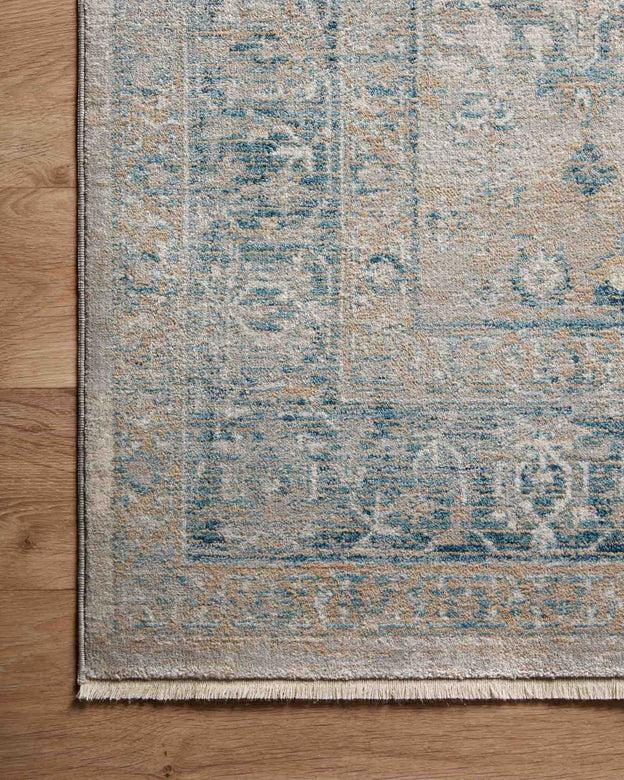 Elise Rug Magnolia Home by Joanna Gaines - ELI-01 Neutral/Blue-Loloi Rugs-Blue Hand Home
