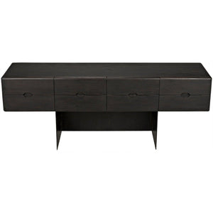 Reclaimed Lumber Begonia Sideboard, Steel Base-CFC Furniture-Blue Hand Home