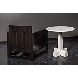 Camellia Round Side Table, Oak-CFC Furniture-Blue Hand Home
