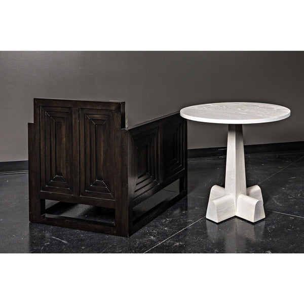 Camellia Round Side Table, Oak-CFC Furniture-Blue Hand Home