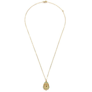 Mary Medallion Necklace-Amano Studio-Blue Hand Home