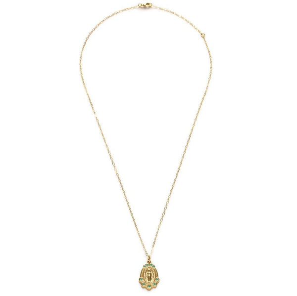 Mary Medallion Necklace-Amano Studio-Blue Hand Home