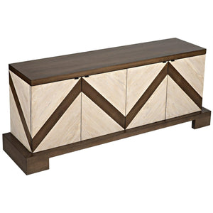 Miller Sideboard, Reclaimed Lumber/Walnut Top/Base-CFC Furniture-Blue Hand Home