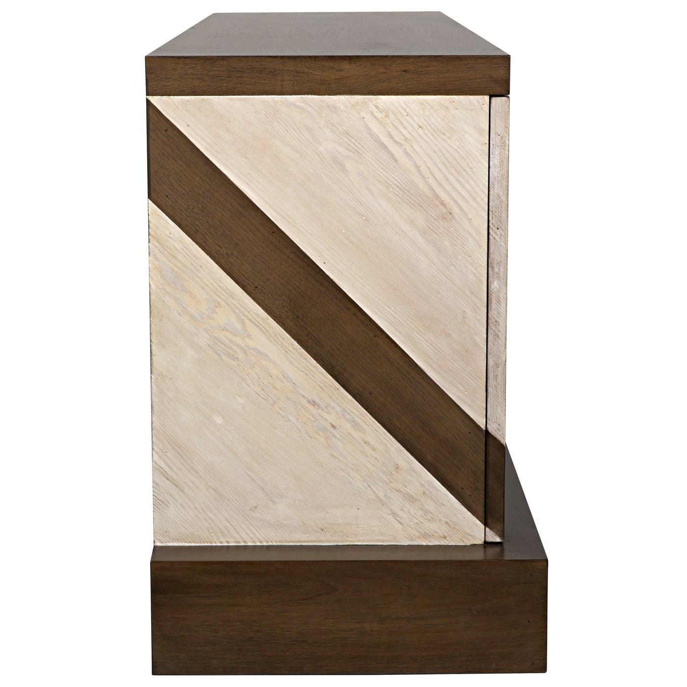 Miller Sideboard, Reclaimed Lumber/Walnut Top/Base-CFC Furniture-Blue Hand Home