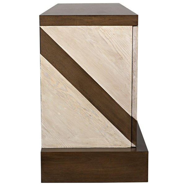 Miller Sideboard, Reclaimed Lumber/Walnut Top/Base-CFC Furniture-Blue Hand Home