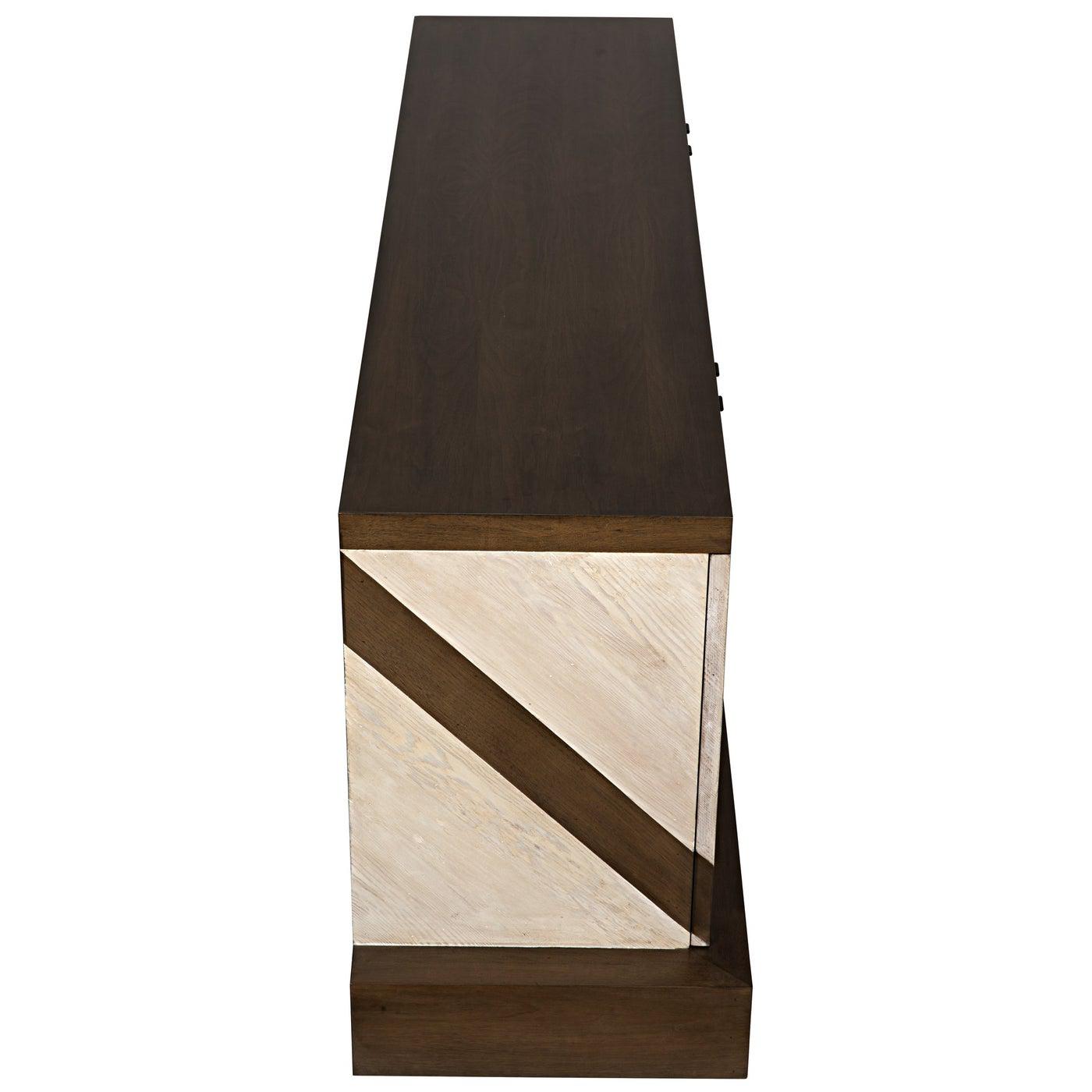 Miller Sideboard, Reclaimed Lumber/Walnut Top/Base-CFC Furniture-Blue Hand Home