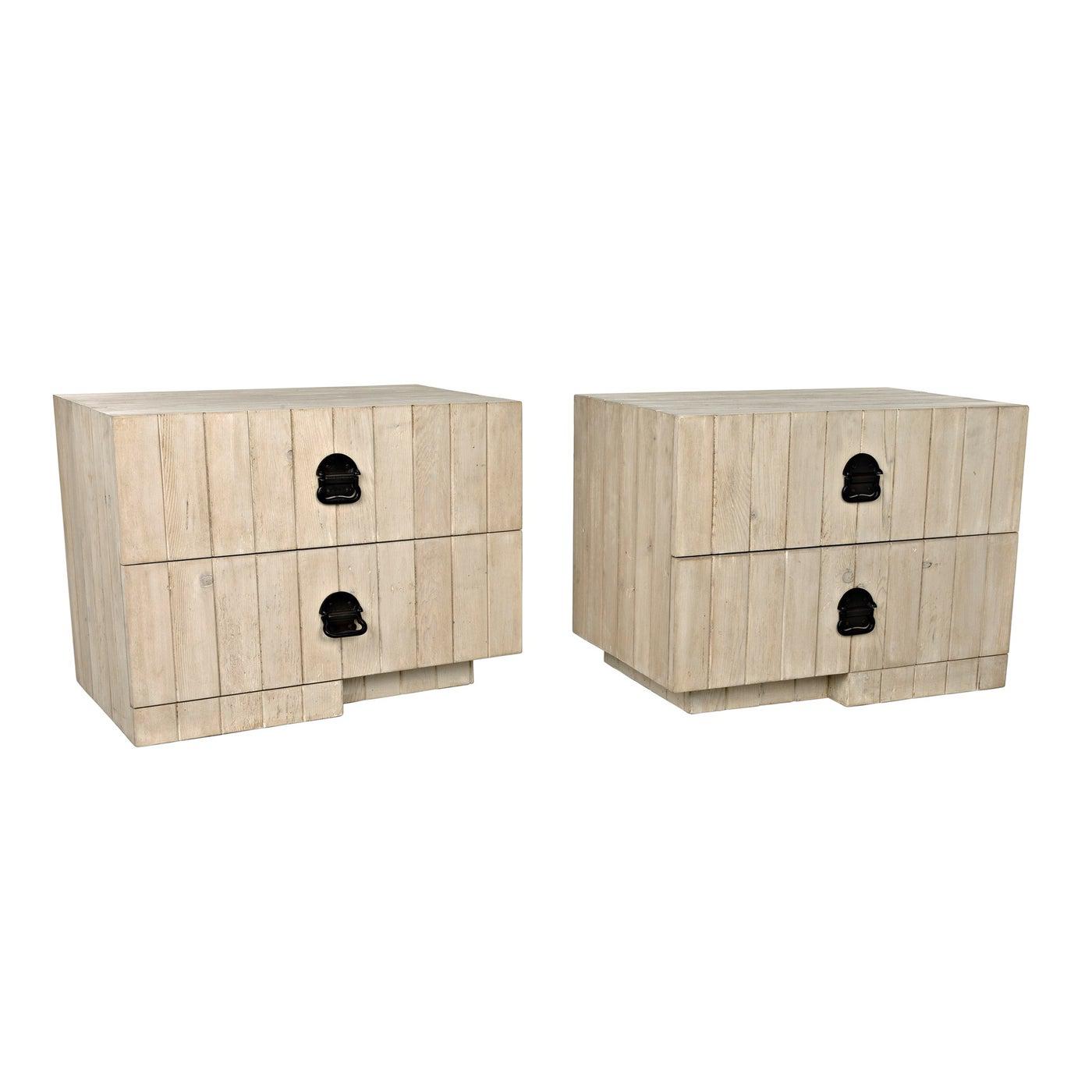 Reclaimed Lumber Nightstand (Left or Right)-CFC Furniture-Blue Hand Home