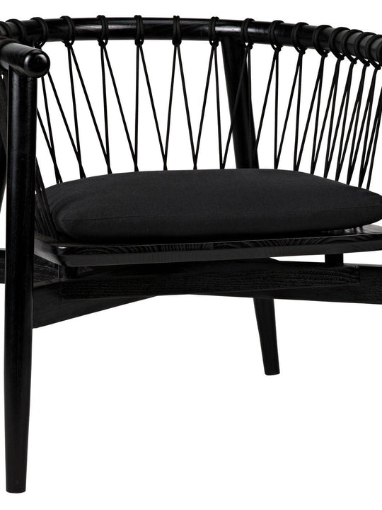 Hector Chair, Charcoal Black