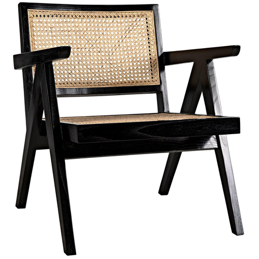 James Relax Chair, Charcoal Black-Noir Furniture-Blue Hand Home