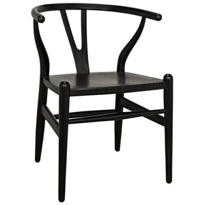 Zola Chair, Charcoal Black-Noir Furniture-Blue Hand Home