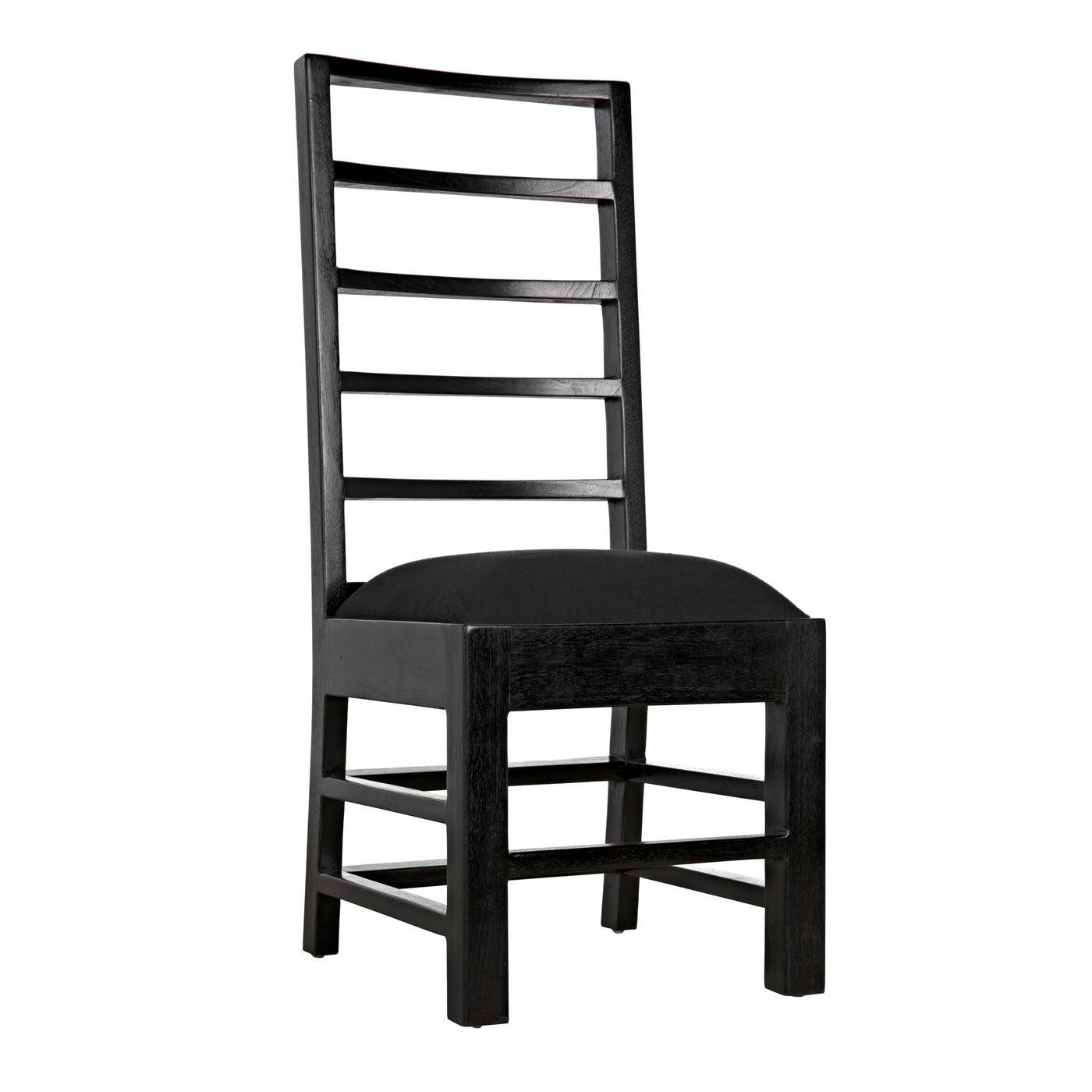 Leandro Chair, Charcoal Black