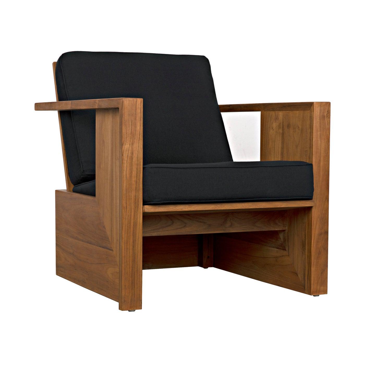 Ungaro Chair, Teak-Noir Furniture-Blue Hand Home