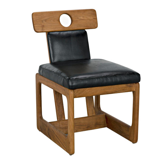 Buraco Dining Chair, Teak-Noir Furniture-Blue Hand Home