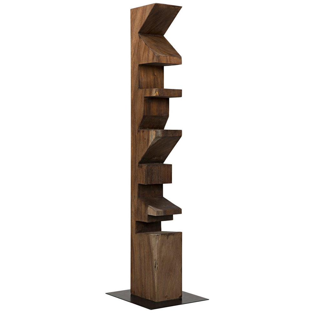 Totem Statue, Munggur-Noir Furniture-Blue Hand Home