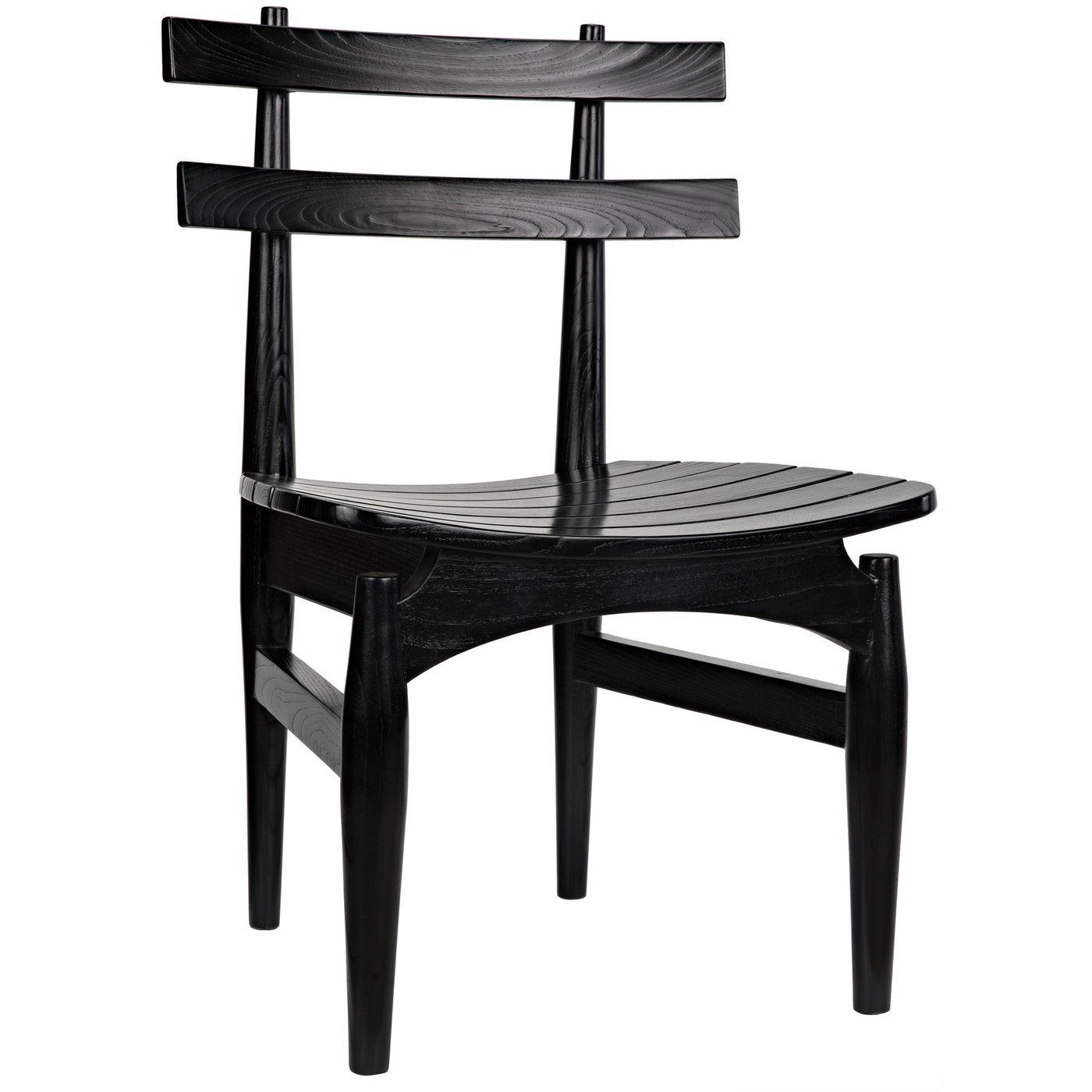 Azumi Chair, Charcoal Black-Noir Furniture-Blue Hand Home