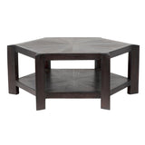 Yuhuda Coffee Table, Sombre Finish-Noir Furniture-Blue Hand Home