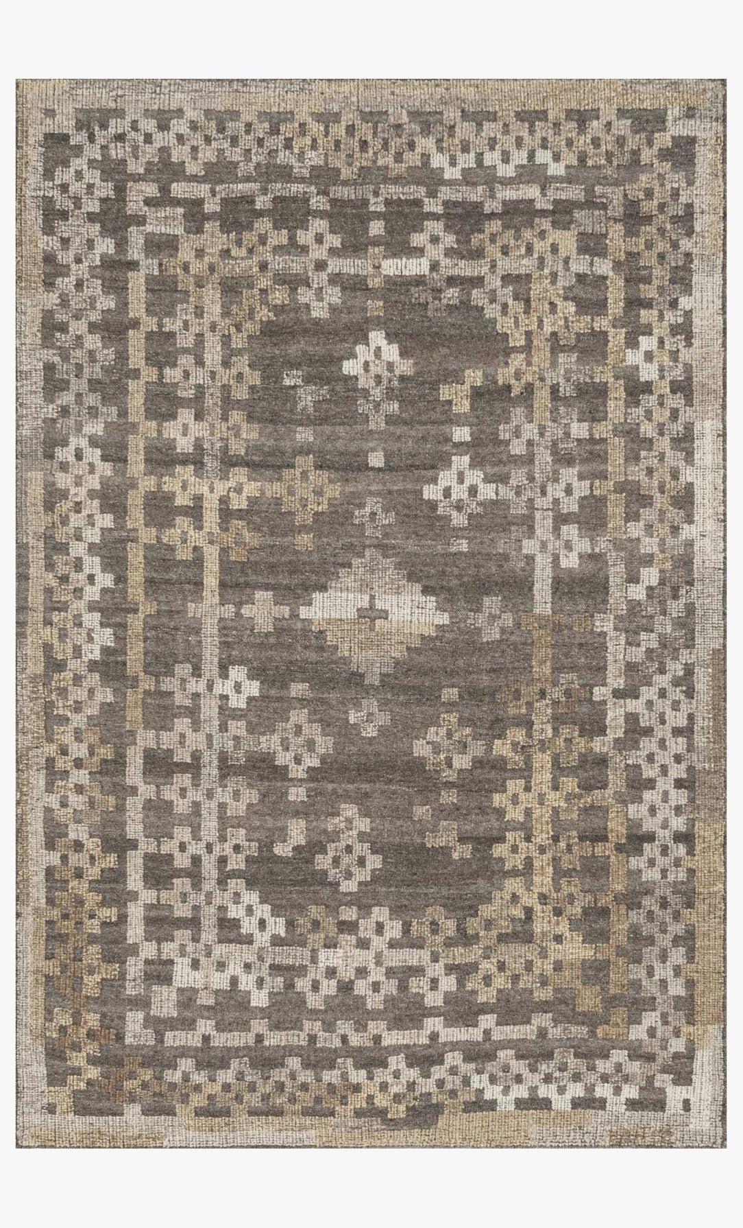 AKINA Rug by Loloi - AK-01 - Charcoal / Taupe-Loloi Rugs-Blue Hand Home