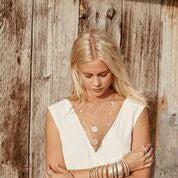 Anna Beck Single Cross Ring - Silver-Anna Beck Jewelry-Blue Hand Home
